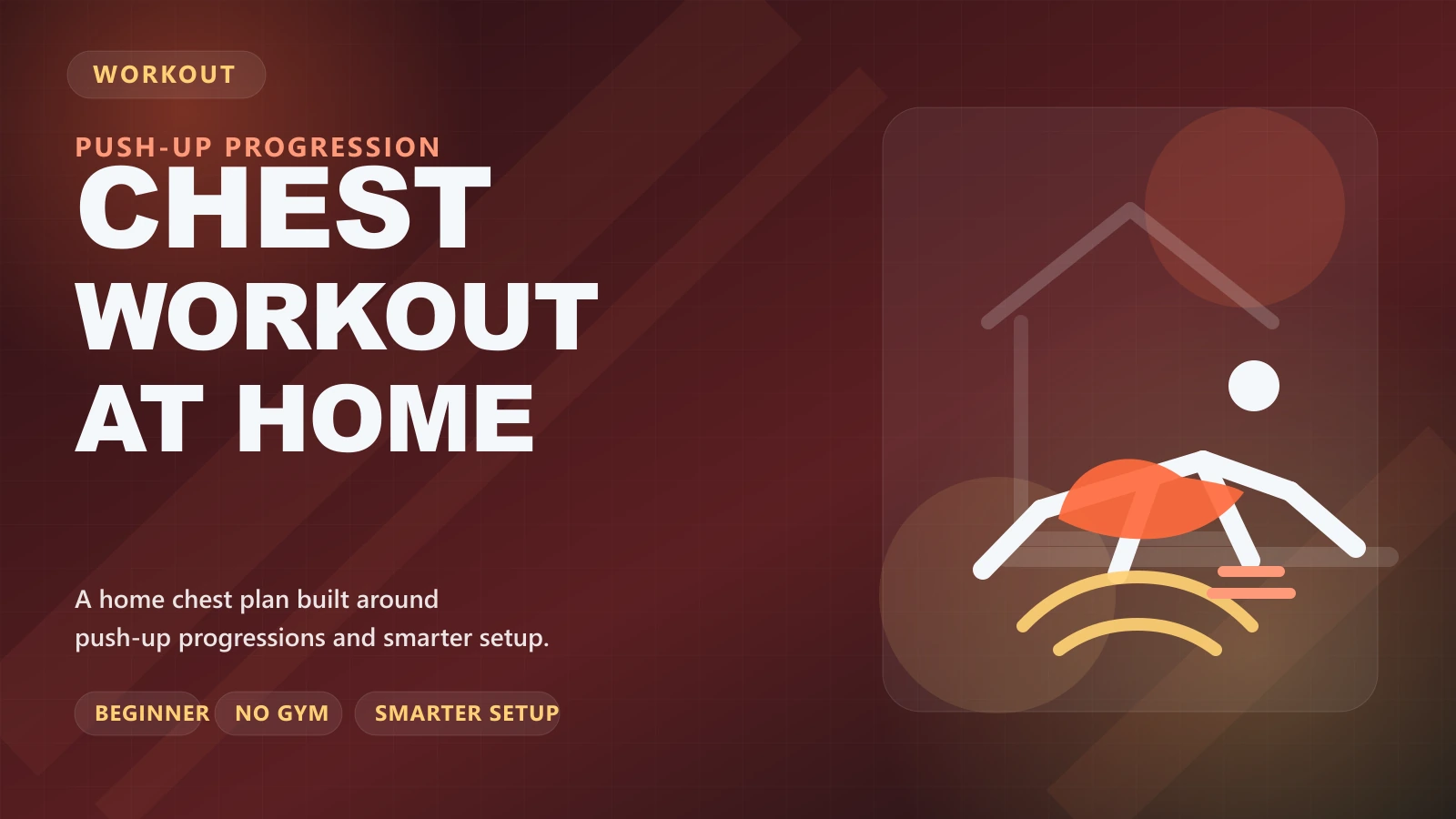 Chest Workout at Home for Beginners Who Want More Than Endless Push-Ups