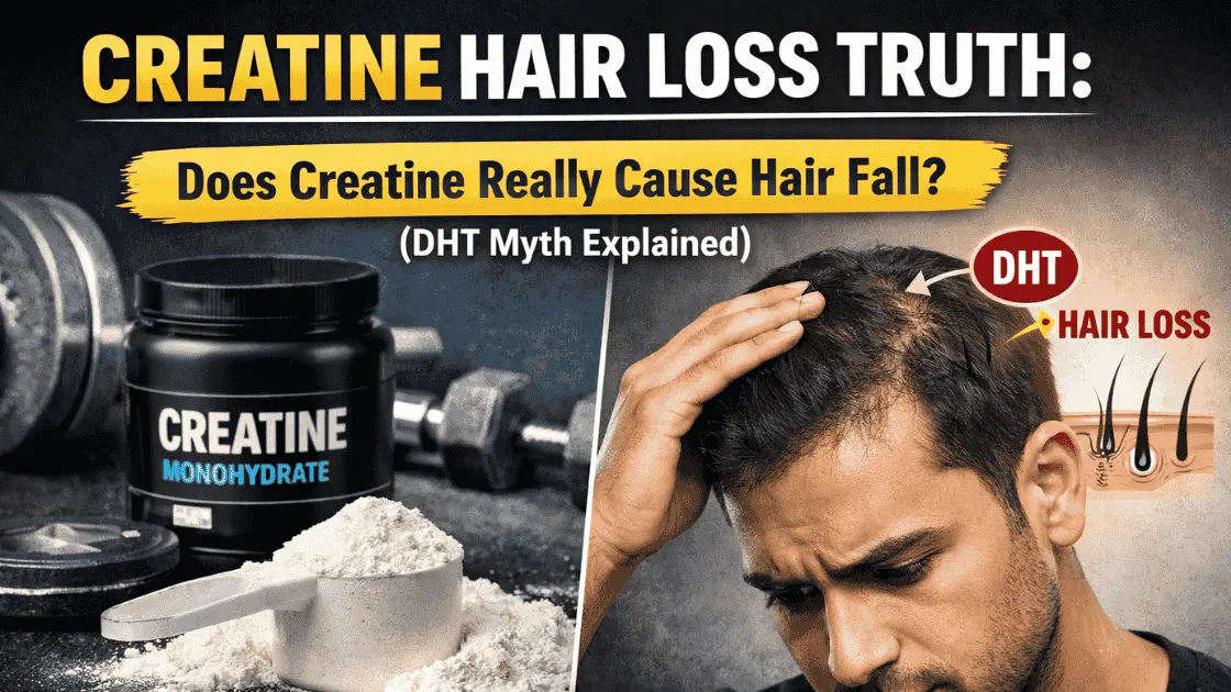 Creatine and Hair Loss: What the Evidence Says, What Beginners Should Actually Worry About