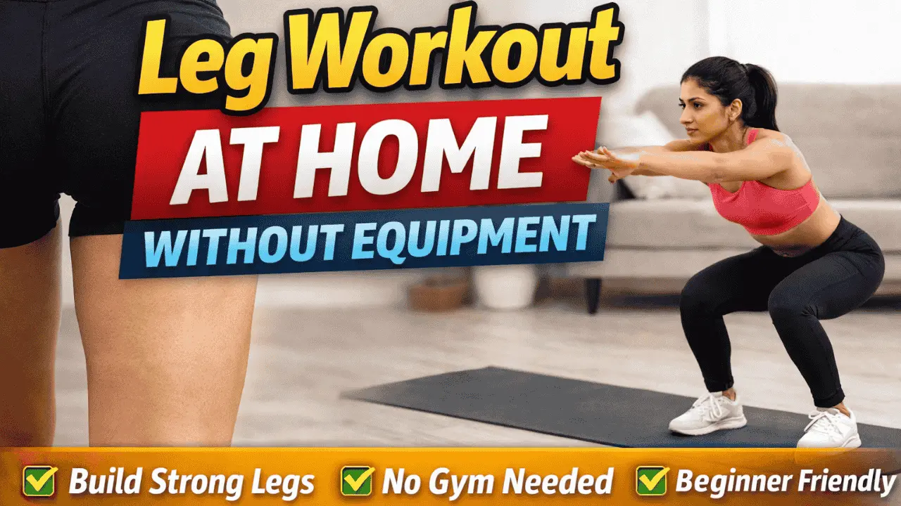 Leg Workout at Home Without Equipment That Still Feels Like Real Training